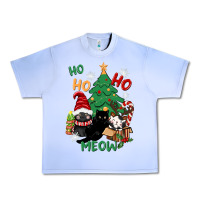 Grape Ice ho ho ho meow Urban Heavy Tee - CowGirlArtShop