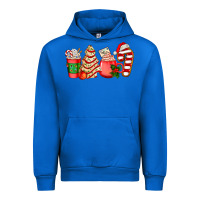 Cobalt christmas tree cake and coffee cups ado Urban Hoodie - AdoDesignShop