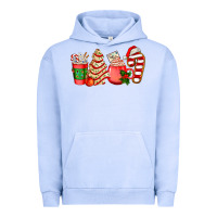 Pigment Grape Ice christmas tree cake and coffee cups ado Urban Hoodie - AdoDesignShop