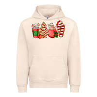 Sandshell christmas tree cake and coffee cups ado Urban Hoodie - AdoDesignShop