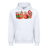 White christmas tree cake and coffee cups ado Urban Hoodie - AdoDesignShop