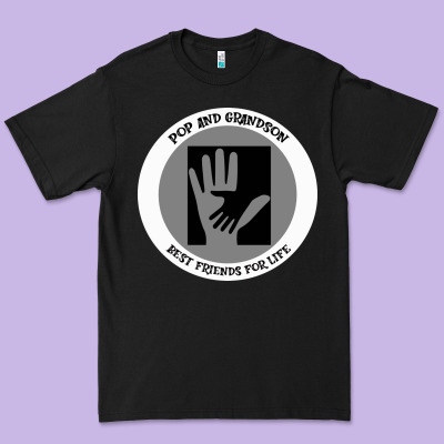 Pop Pop And Grandson Best Friends For Life Premium Tee Designed By Bettercallsaul