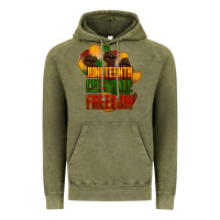 Vintage Olive Juneteenth celebrate freedom Vintage Hoodie - HowdyJamesFarm