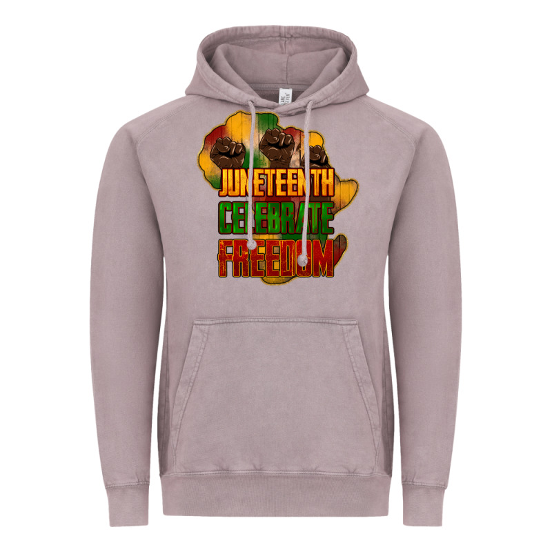 Juneteenth Celebrate Freedom Vintage Hoodie by HowdyJamesFarm | Teevron