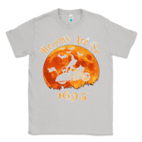 Moon Dust Halloween Witch On Motorcycle Cat & Moon Salem Witch Trials Premium Classic Tee - trangStudio
