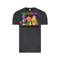 Vintage Black hocus pocus i need coffee to focus Vintage Tee - CowGirlArtShop