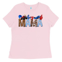 Bubblegum Pink Boy Mama Ladies Tee - texasbilliewilder