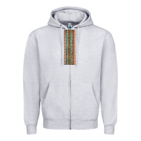 Heather Grey Fall Pattern Zipper Hoodie - Artiststas