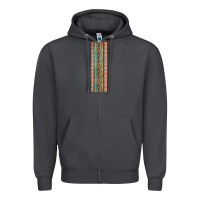 Smoke Fall Pattern Zipper Hoodie - Artiststas