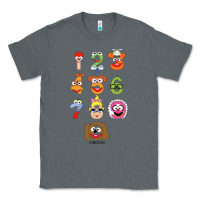 Charcoal Heather muppet babies Classic Tee - trangStudio