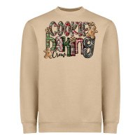 Mushroom Cookie Baking Crew Heavyweight Sweatshirt - CowhideDigitalArt