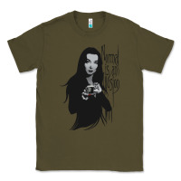 Army Green Normal Is An Illusion - Morticia Addams Classic Tee - trangStudio