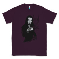 Plum Normal Is An Illusion - Morticia Addams Classic Tee - trangStudio