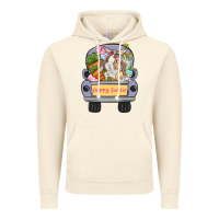 Vintage Artic Happy Easter bunny truck Easter Day Vintage Hoodie - CowGirlArtShop