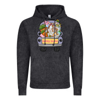Vintage Black Happy Easter bunny truck Easter Day Vintage Hoodie - CowGirlArtShop