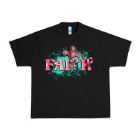 Black faith breast cancer Urban Heavy Tee - CowGirlArtShop
