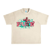 Sandshell faith breast cancer Urban Heavy Tee - CowGirlArtShop