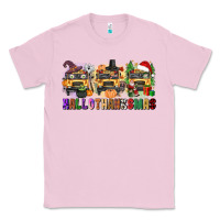 Bubblegum Pink hallothanksmas Classic Tee - texasbilliewilder