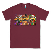 Burgundy hallothanksmas Classic Tee - texasbilliewilder