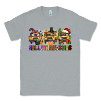 Heather Grey hallothanksmas Classic Tee - texasbilliewilder