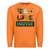 Carrot teach love inspire Premium Sweatshirt - BarkalooDesign