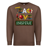 Chestnut teach love inspire Premium Sweatshirt - BarkalooDesign