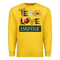 Lemon teach love inspire Premium Sweatshirt - BarkalooDesign