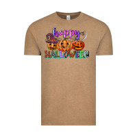 Vintage Coffee happy halloween Vintage Tee - CowGirlArtShop
