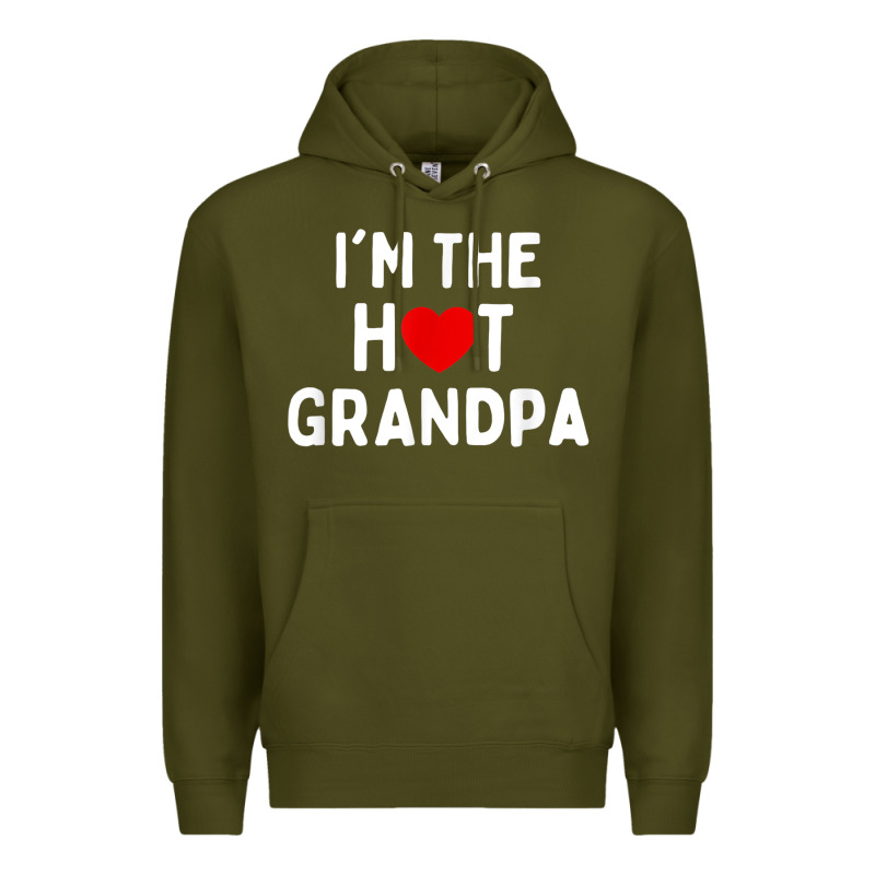 Mens I Love Hot Grandpa  I'm The Hot Grandpa Premium Hoodie by trangStudio | Teevron
