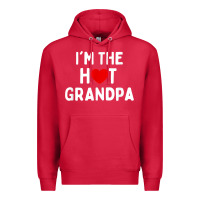 Cardinal mens i love hot grandpa  i'm the hot grandpa Premium Hoodie - trangStudio