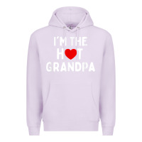 Lilac mens i love hot grandpa  i'm the hot grandpa Premium Hoodie - trangStudio