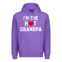 Purple mens i love hot grandpa  i'm the hot grandpa Premium Hoodie - trangStudio