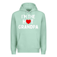 Seafoam mens i love hot grandpa  i'm the hot grandpa Premium Hoodie - trangStudio