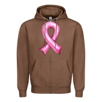 Chestnut Balloon cancer ribbon Zipper Hoodie - Artiststas