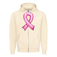 Sandshell Balloon cancer ribbon Zipper Hoodie - Artiststas