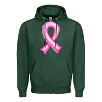 Sports Green Balloon cancer ribbon Zipper Hoodie - Artiststas