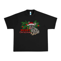 Black merry christmas french bulldog Urban Heavy Tee - RanaPortraitStore