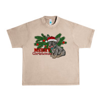 French Oak merry christmas french bulldog Urban Heavy Tee - RanaPortraitStore