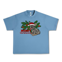 Pebble Blue merry christmas french bulldog Urban Heavy Tee - RanaPortraitStore