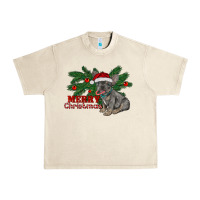 Sandshell merry christmas french bulldog Urban Heavy Tee - RanaPortraitStore