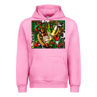Fuchsia Pink beer set for Christmas Urban Hoodie - AdoDesignShop