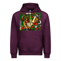 Mauve Wine beer set for Christmas Urban Hoodie - AdoDesignShop