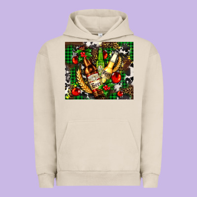 Beer Set For Christmas Urban Hoodie Designed By Adodesignshop