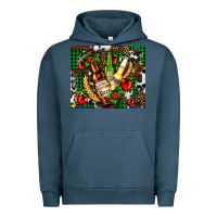 Pigment Midnight Navy beer set for Christmas Urban Hoodie - AdoDesignShop