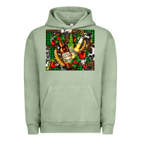 Pigment Oil Green beer set for Christmas Urban Hoodie - AdoDesignShop