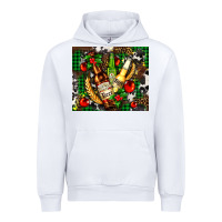 White beer set for Christmas Urban Hoodie - AdoDesignShop