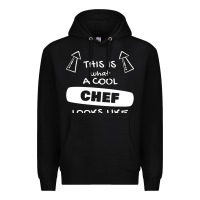 Black chef t  shirtthis is what a cool chef looks like t  shirt Premium Hoodie - trangStudio