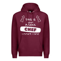 Burgundy chef t  shirtthis is what a cool chef looks like t  shirt Premium Hoodie - trangStudio