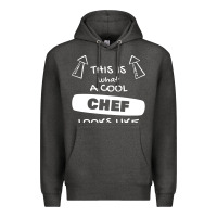 Charcoal Heather chef t  shirtthis is what a cool chef looks like t  shirt Premium Hoodie - trangStudio