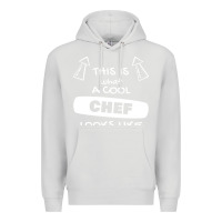 Dove Grey chef t  shirtthis is what a cool chef looks like t  shirt Premium Hoodie - trangStudio